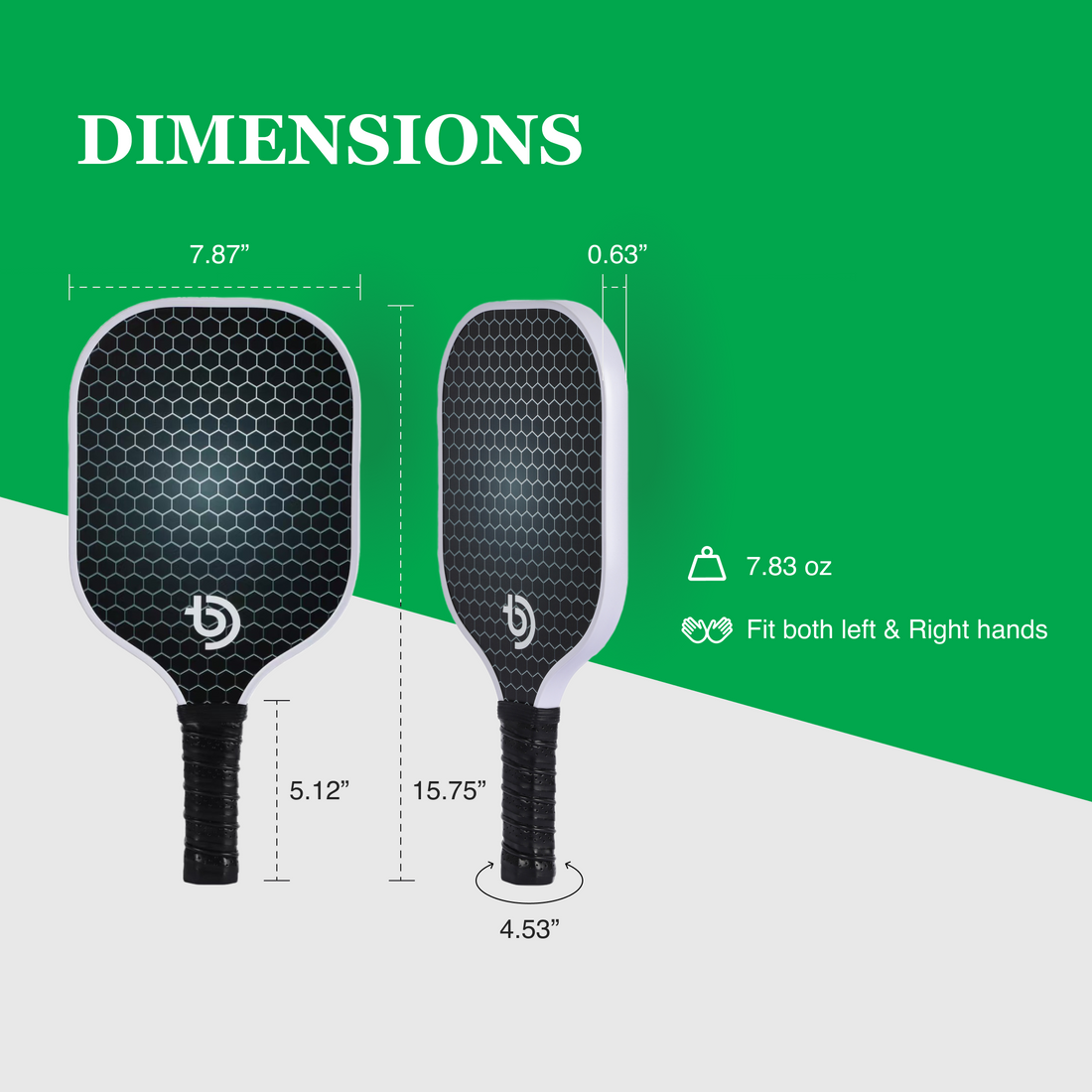 Fiberglass Pickleball Paddle Set – USAPA Approved Pickleball Paddles for Beginners &amp; Adults